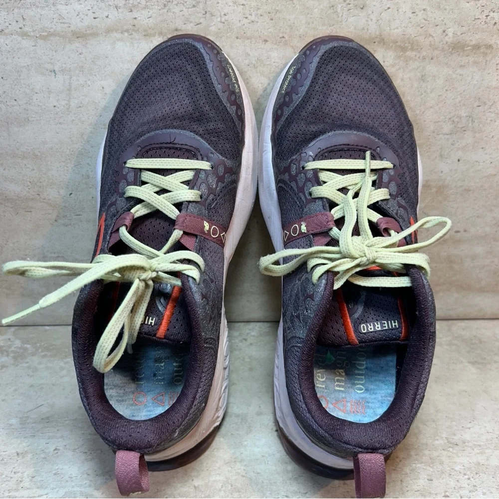New Balance Fresh Foam Hierro v7‎ Trail Running Shoes Womens 9 Purple WTHIERP7